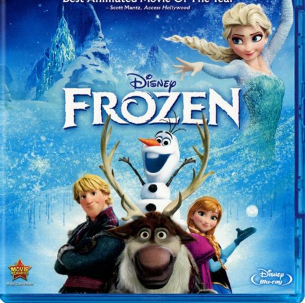 Frozen Movie Dvd & Blu Ray Set